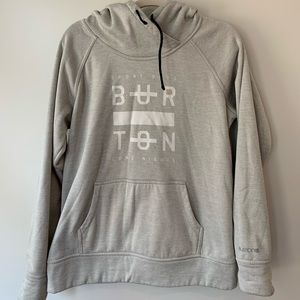 Light gray hooded sweatshirt for men or women